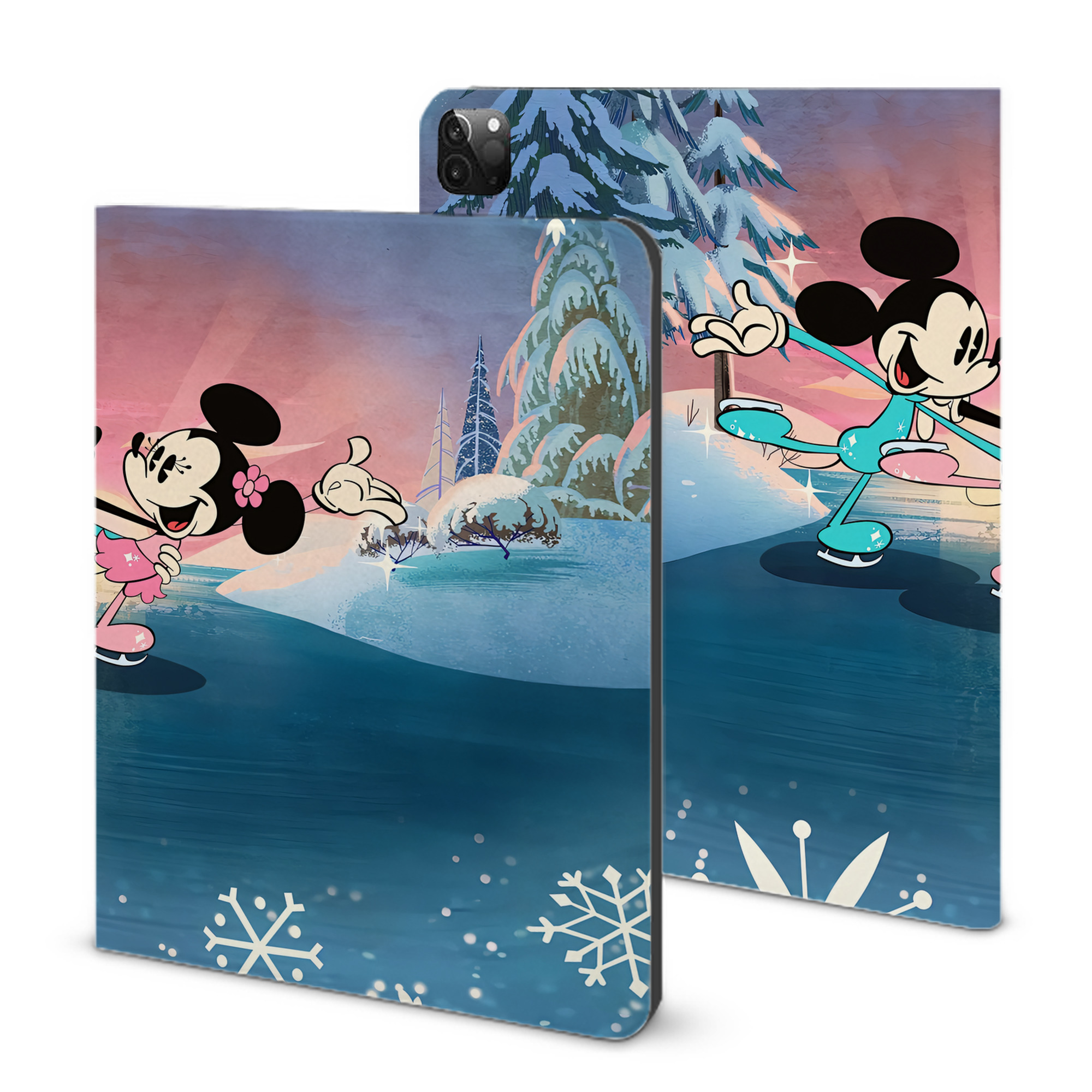 （画像用） ミッキーマウス Mickey Mouse IPadケース ペンホルダー付き ブックスタイルデザイン